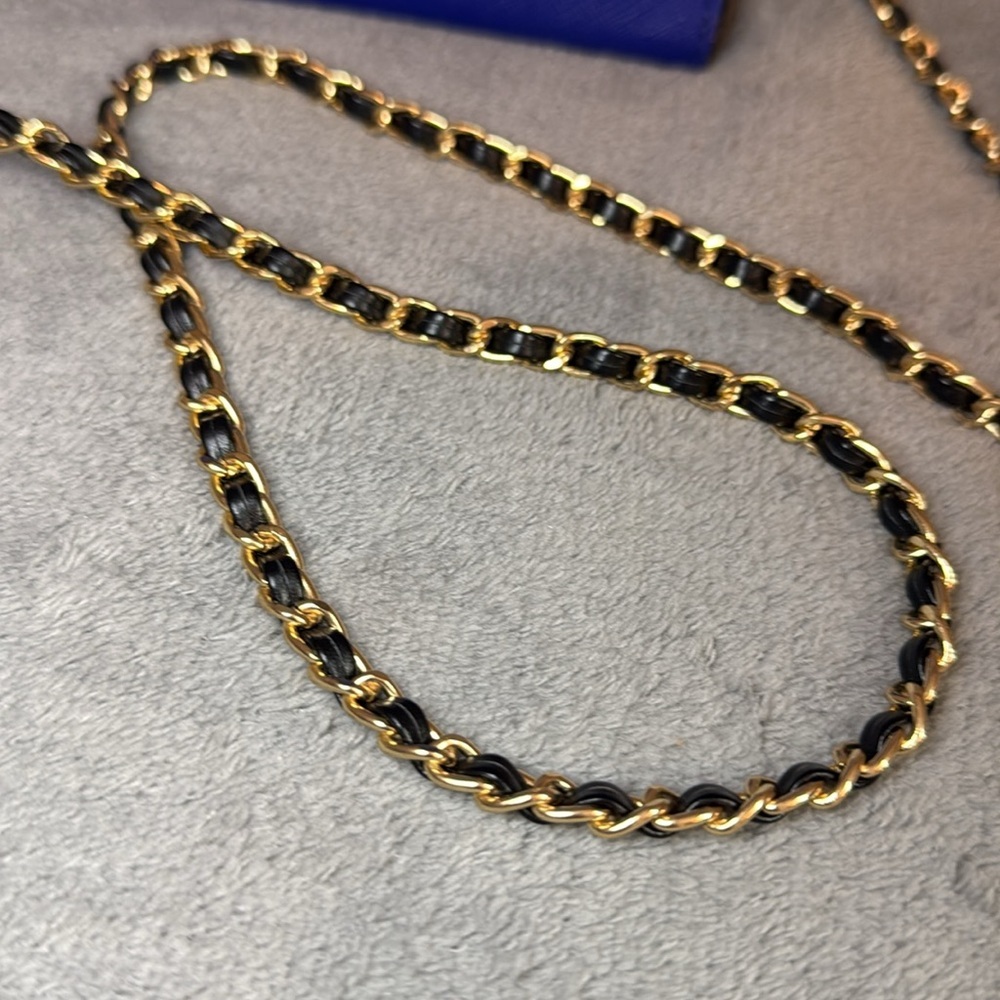 ♠️KATE SPADE♠️Nightlife Blue Cameron St Stormie Crossbody w/Unbranded Chain/EUC - Picture 5 of 13